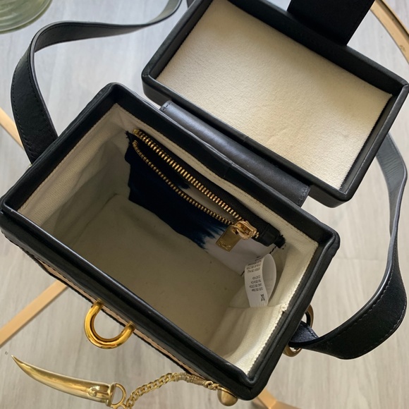 Sancia L'echelle Rattan Box Bag - Sold out - Picture 4 of 7